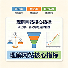 白城建站-理解网站核心指标：跳出率、转化率与用户粘性
