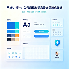 洮北建站-网站UI设计：如何用视觉语言传递品牌信任感