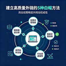 白城建站-建立高质量外链的5种白帽方法